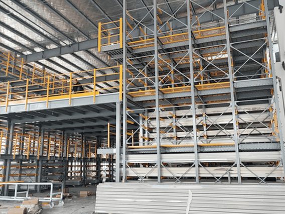 Automated Warehouse Shelf Steel Structure
